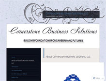 Tablet Screenshot of cornerstonebsllc.com